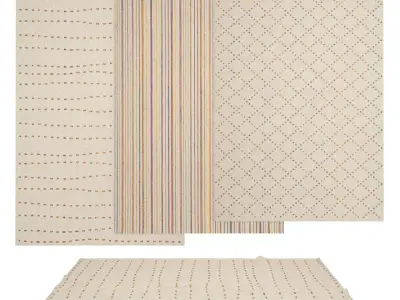 Rugs No 355 Low-poly 3D model