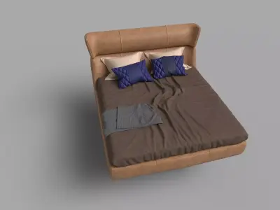 Lancaster bed by BentleyHome 3D model
