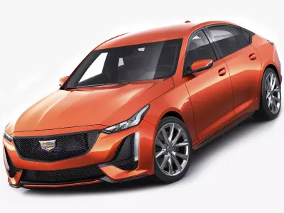 CT5-V sport sedan 3D model