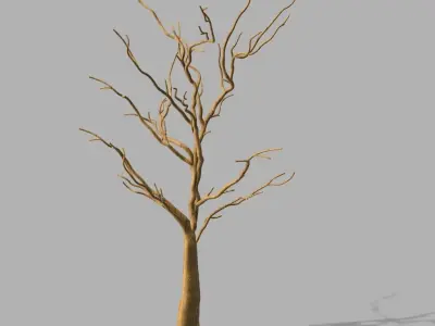 Winter Tree 3D print model