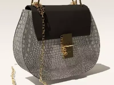 leather bag Free 3D model