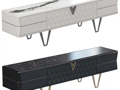 Console Velar luxury with 2 materials 3D model