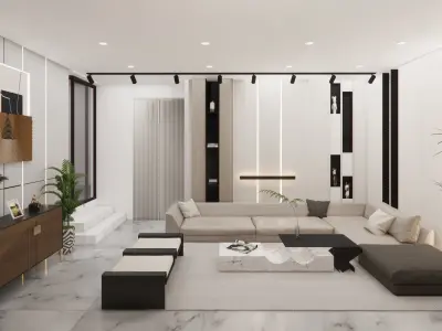 Living Room Interior 3D model