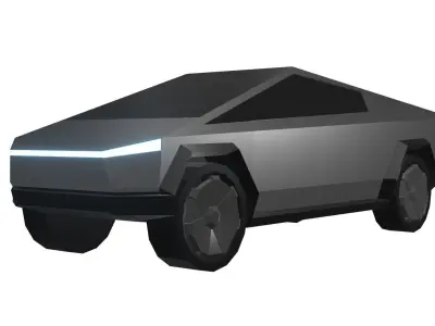 Tesla Cybertruck 3D Model 3D model purchase