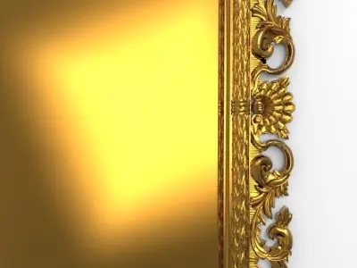 carved frame  3D model purchase