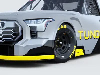 Toyota Tundra Nascar Trucks 2022 template 3D model