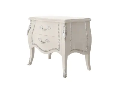 Silver grace night table by MODENESE 3D model