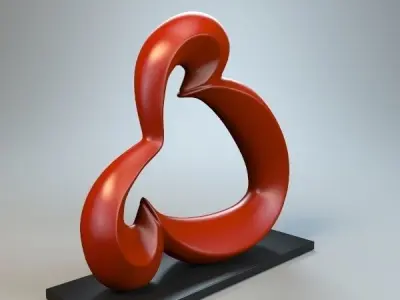 Abstract Figure m07 P 3D print model