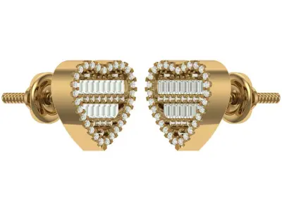 Earring 3D print model 24