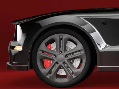 Wheels set 01 3D model