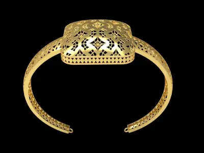 Fusion Gold Wristband RABBW05 3D print model