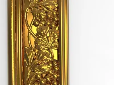 carved frame 3D model order