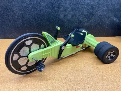 Third Scale Radio Controlled GREEN MACHINE  3D print model