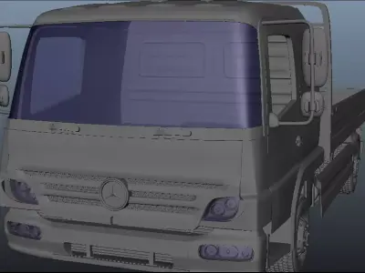 truck mercedes benz 3D model