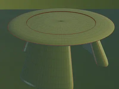 Table Interior Design Free 3D model