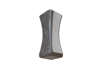 Rectangular Vase v1 001 Low-poly 3D model