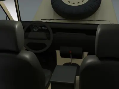 Full Land Rover Defender 110 Station Wagon 3D model
