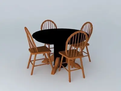 Dining Table Free 3D model
