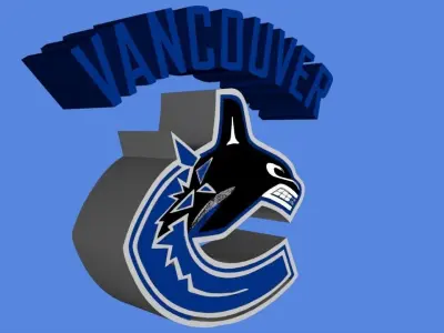 Vancouver Canucks Team Logo 3D model