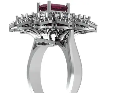 Diamond  Ring 3D print model