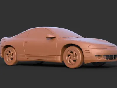 Mitsubishi Eclipse GSX 3D print model