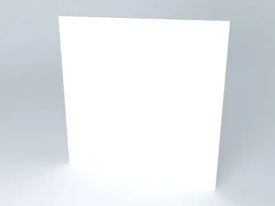 White wall Free 3D model