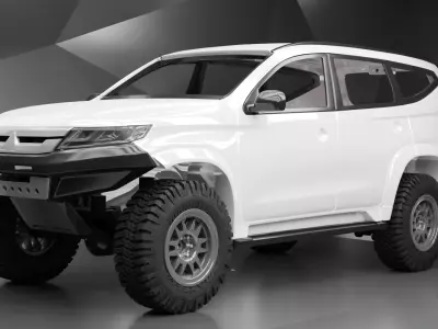 2016 Mitsubishi Pajero Sport 3D print model