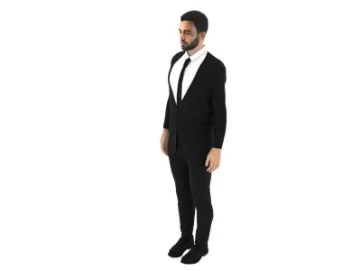Bruno Fernandes Low-poly 3D model
