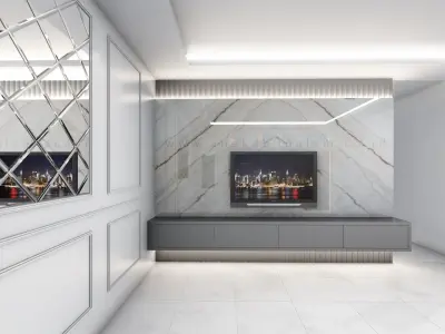 Living Room 3D print model