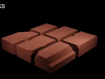 Low Poly Cartoon Trash Pack Free low-poly 3D model