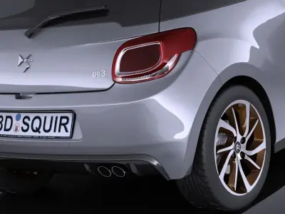 Citroen DS3 2016 VRAY 3D model