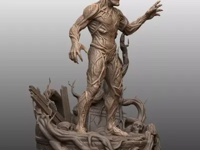 Vecna Stranger Things Realistic 3D Print Model 3D print model