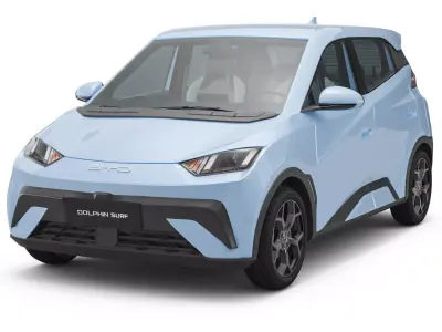2025 BYD Dolphin Surf Atto1 with Interior 3D model