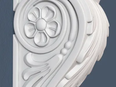 Decorative Corbel 3D model 8