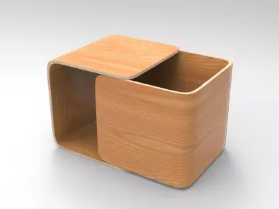 Nilo Storage Box Low-poly 3D model