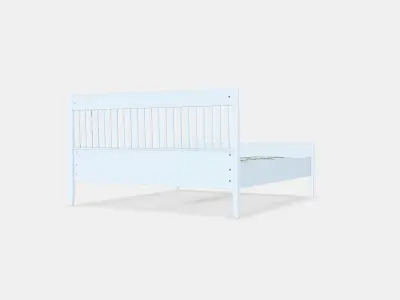 IDANAS Bed frame 19 Low-poly 3D model