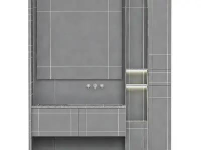 Bathroom furniture 2 3D model