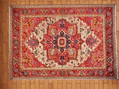 carpet antiques Low-poly 3D model