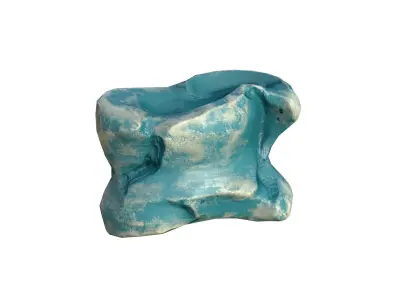 Asyq Blue Bone Low-poly 3D model