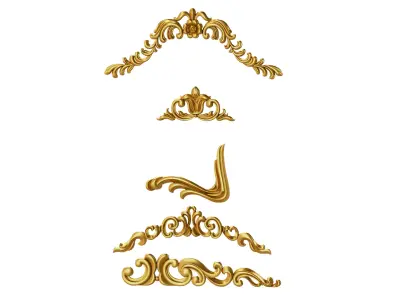 Classic decor ornament 193 3D model