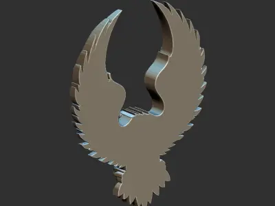 eagle 3D print model