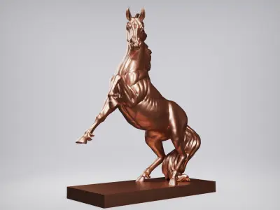 Horse Sculpture 3D print model