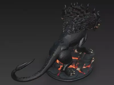 Horror Statue Mega Pack 3D Models Low-poly 3D model