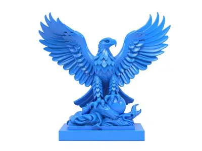 Eagle Sculpture 3D print model
