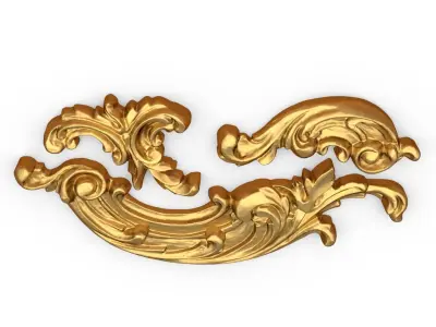 Classic decor ornament 12  3D print model