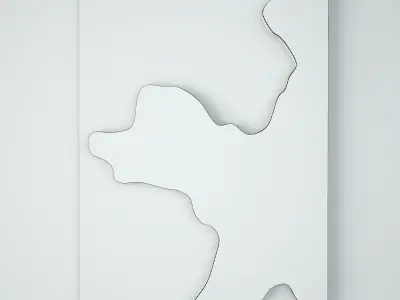 Teak Root Mirror 3D model