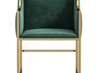 Simple Lazy Single Sofa Chair Luxury By Homary 3D model