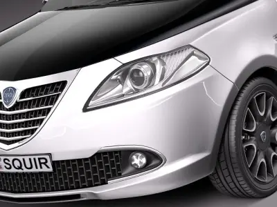 Lancia Ypsilon 2012 3D model