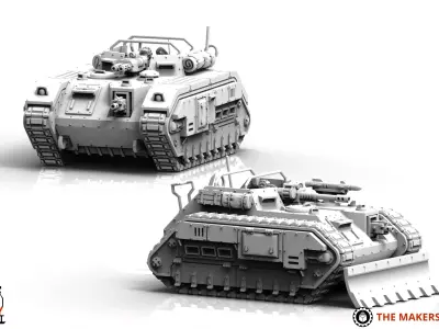 Universal Guard - Command Tank 3D print model