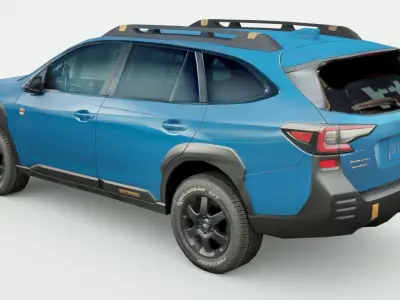 Subaru Outback Wilderness 2024 Low-poly 3D model